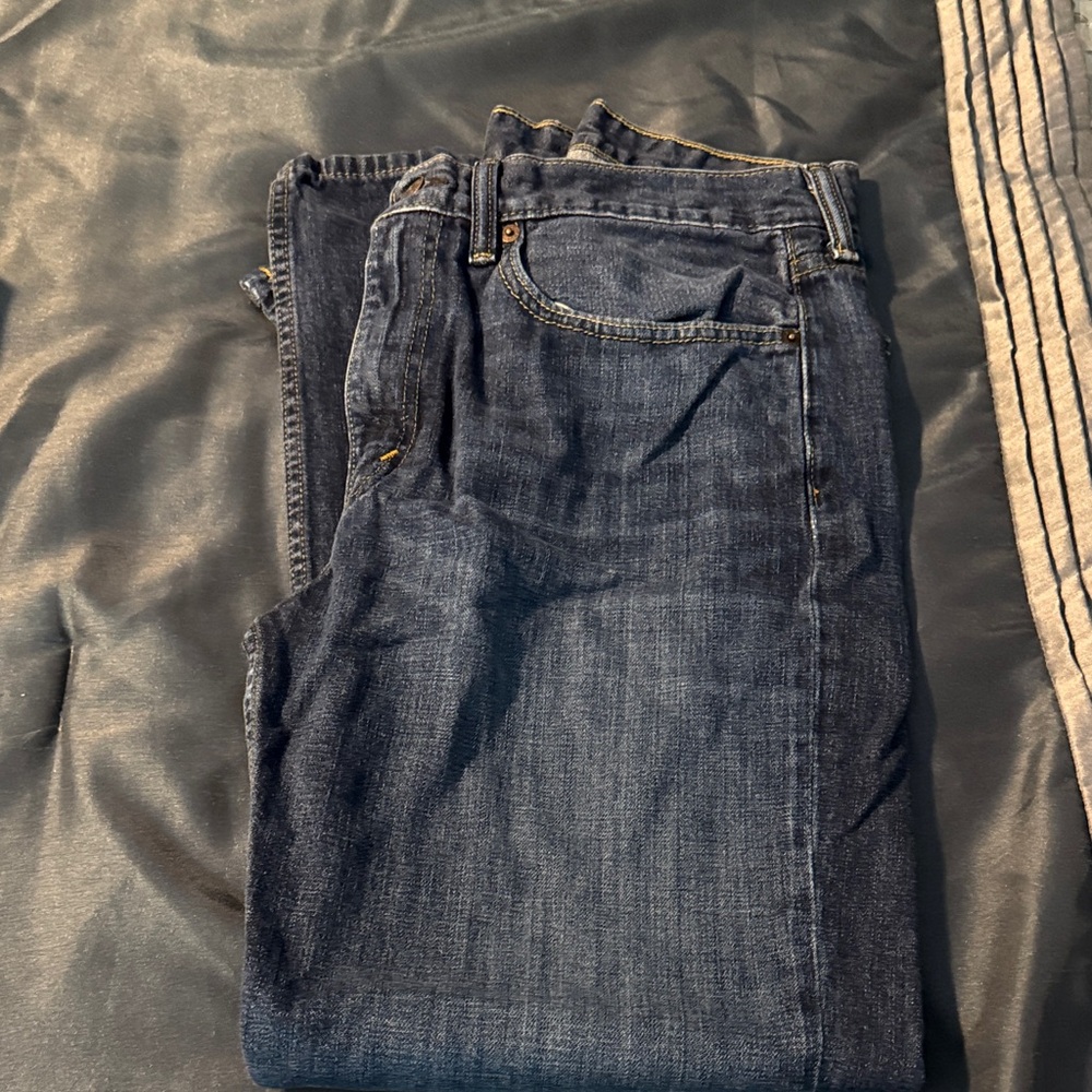 Levi's Dark Blue Slim Straight Jeans